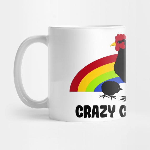 Crazy chook lady by Byrnsey